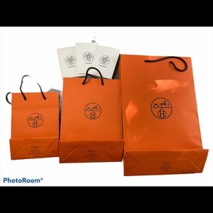 Hermes shopping bags set